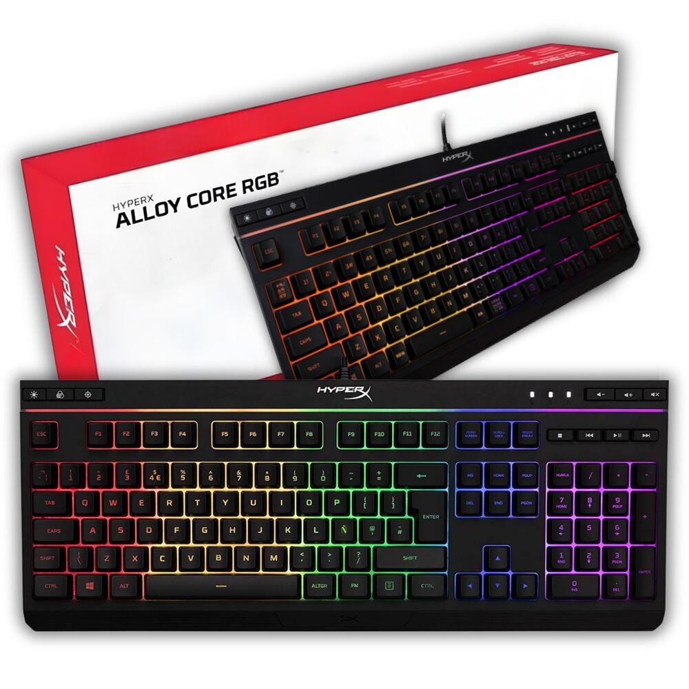 Teclado Gamer Hyperx Alloy Core Rgb Ipx Multiplataformas image number 0.0
