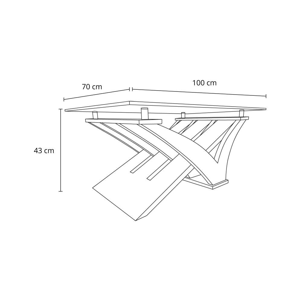 Mesas De Centro Living Factory Gaviota image number 5.0