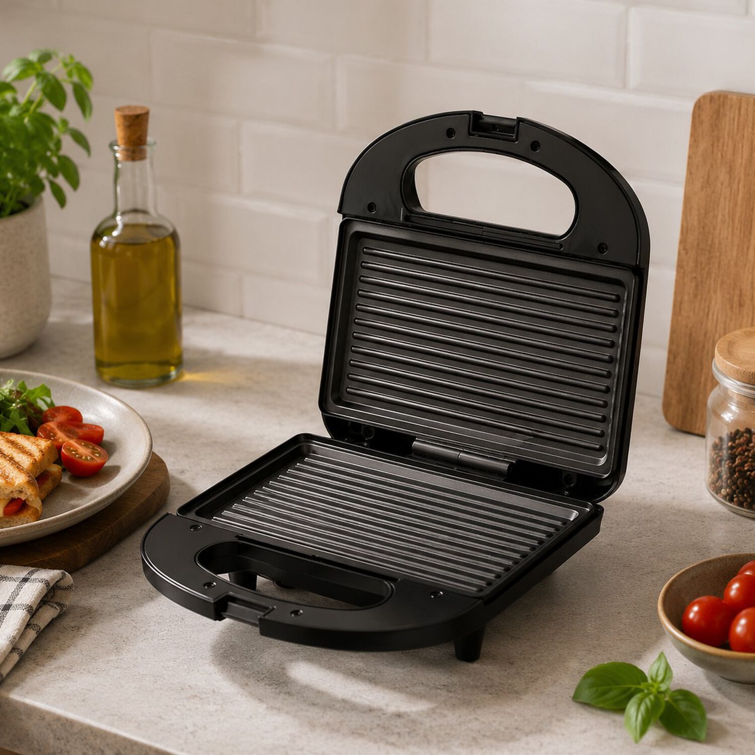 Tostador El&eacute;ctrico 750w Tipo Grill Color Negro image number 0.0
