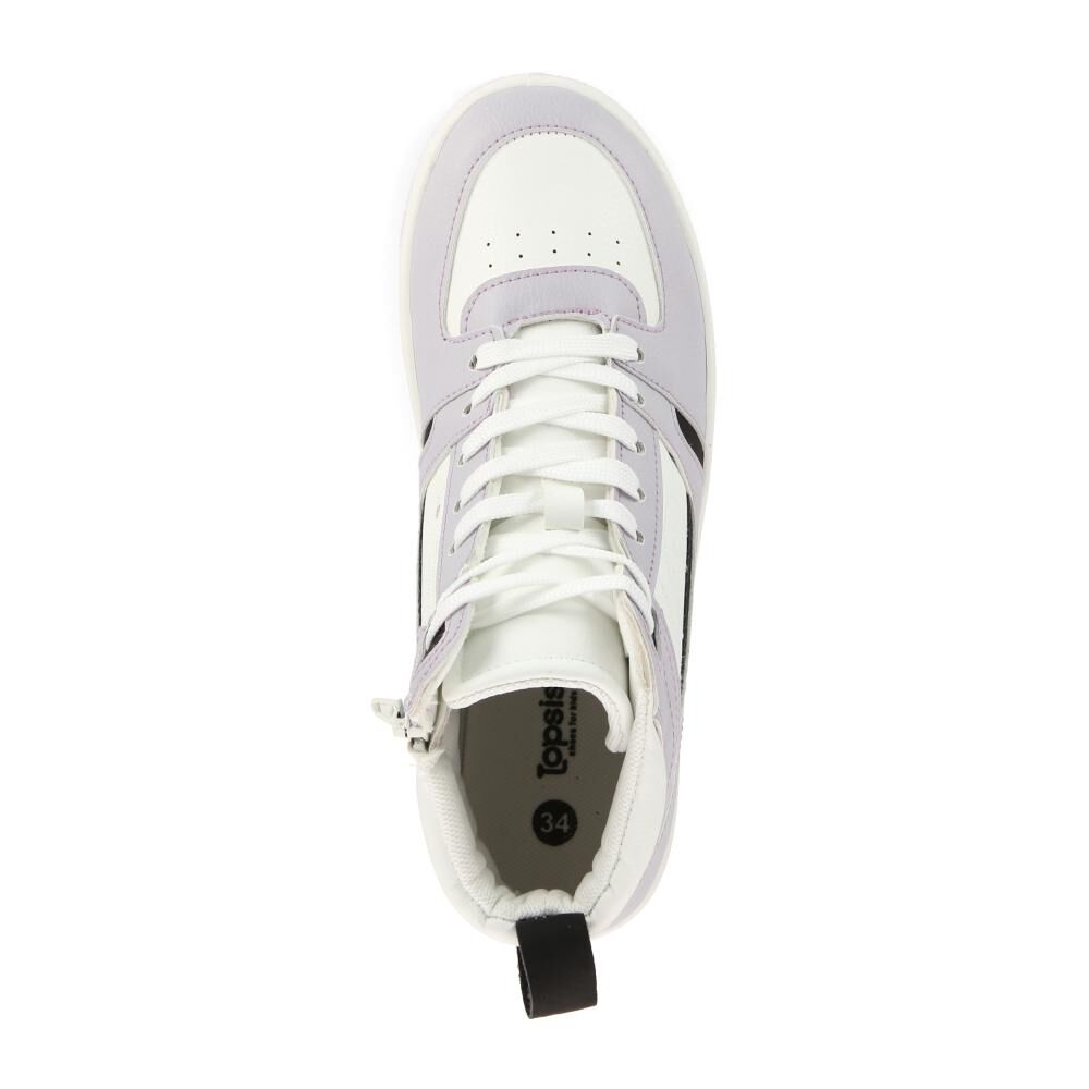 Zapatilla Infantil Niña Topsis Blanco image number 4.0