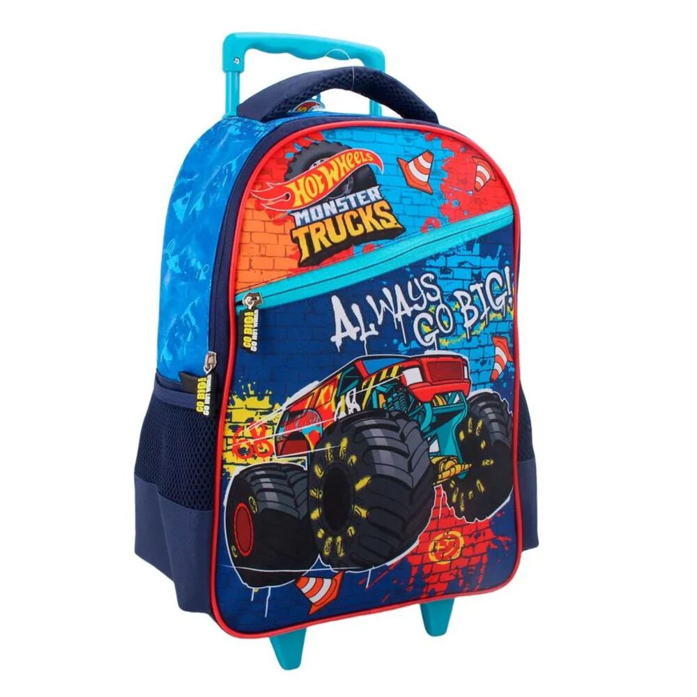 Pack 3 Piezas Mochila Lonchera Estuche Camiones Ni&ntilde;os image number 1.0