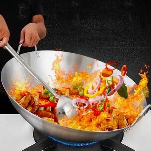 Disco Wok 45cm Acero Inoxidable