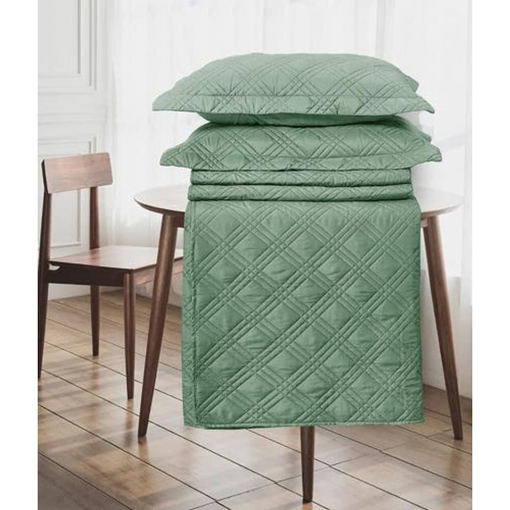 Quilt Andes Liso Verde 1.5 Plazas image number 1.0