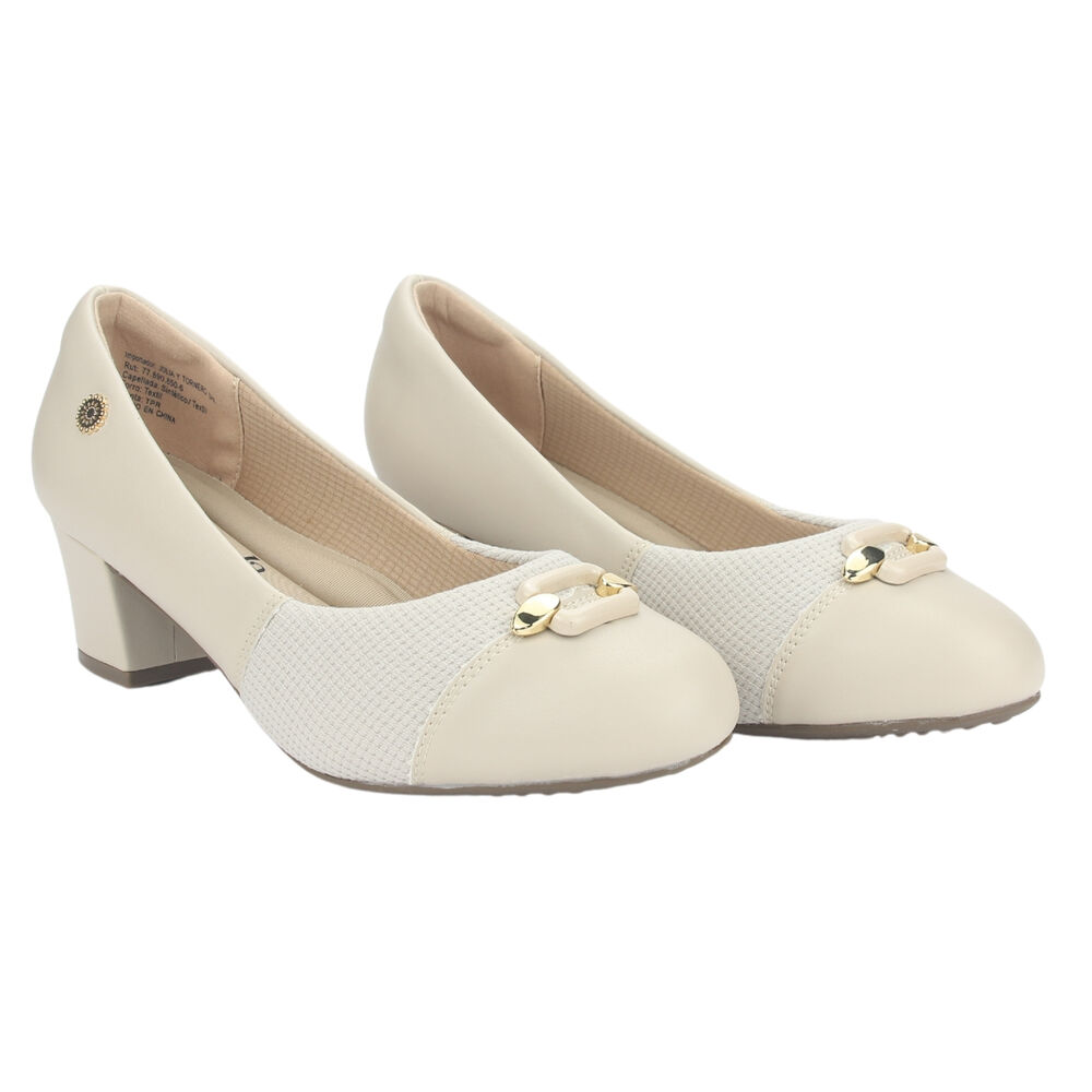 Zapato Chalada Mujer Flexi-57 Beige Casual image number 4.0