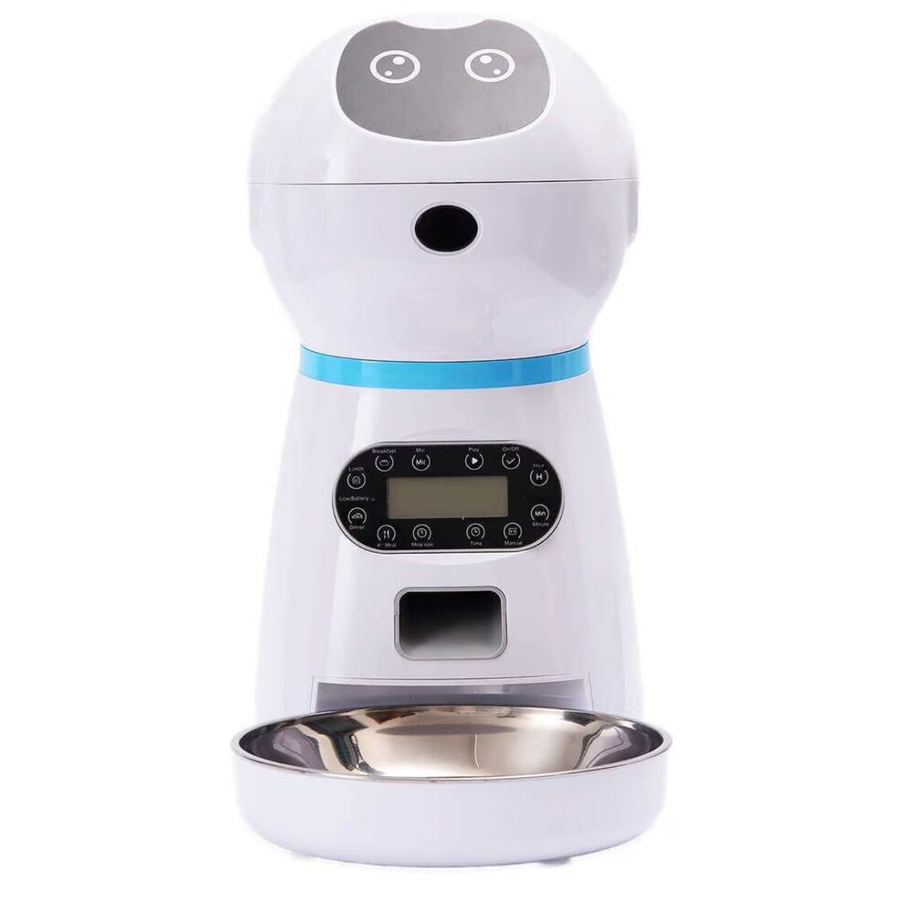 Robot Dispensador De Comida Para Mascotas Voz Temporizador image number 1.0