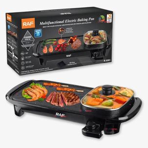 Plancha Parrillera Asador Eléctrico 2 En 1 Churrasquera