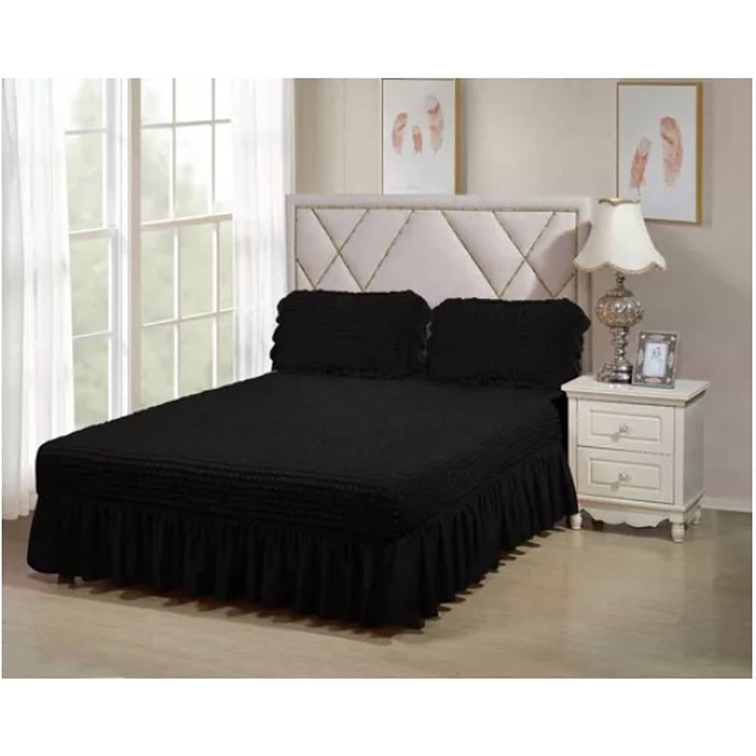 Faldon Liso Cama De 1,5 Plaza image number 0.0