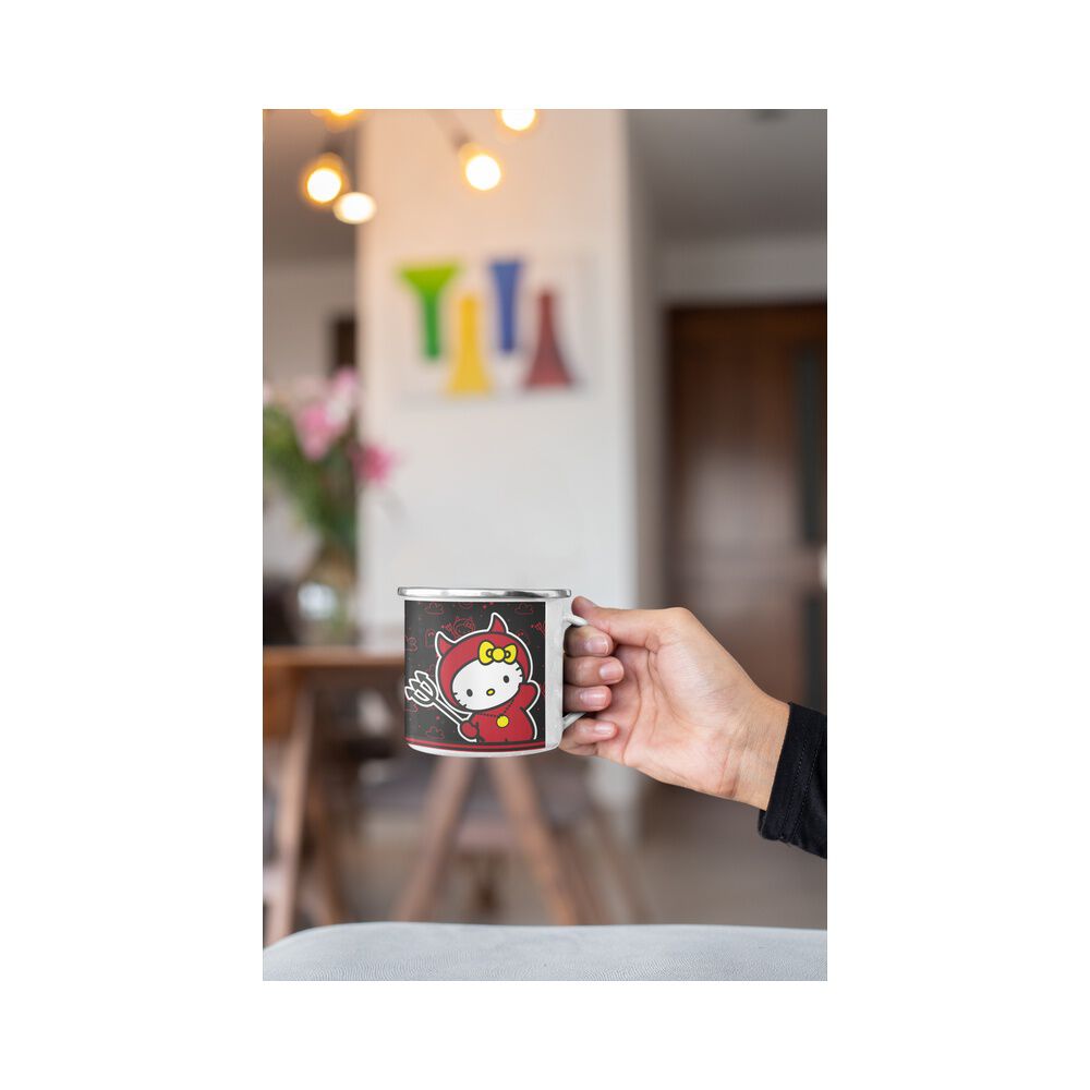 Taza Enlozada Lechera Hello Kitty Demonio image number 3.0