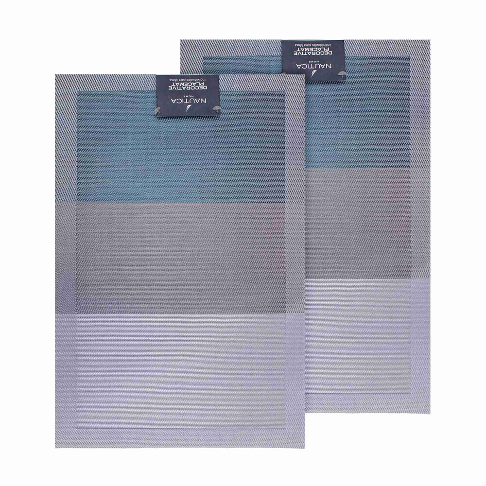 Pack 2 Individuales De Mesa Nautica Home 45x30cm Degrade Azul image number 3.0