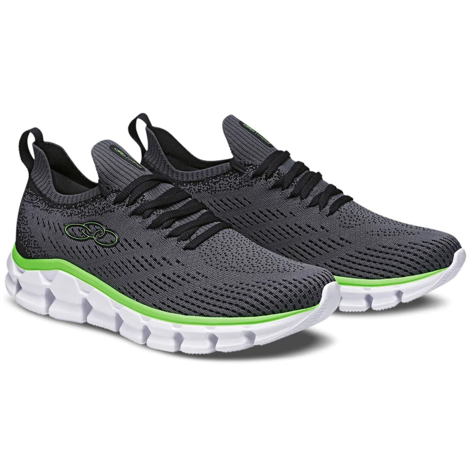 Zapatilla Hombre Cygnus Gris/verde Olympikus image number 3.0