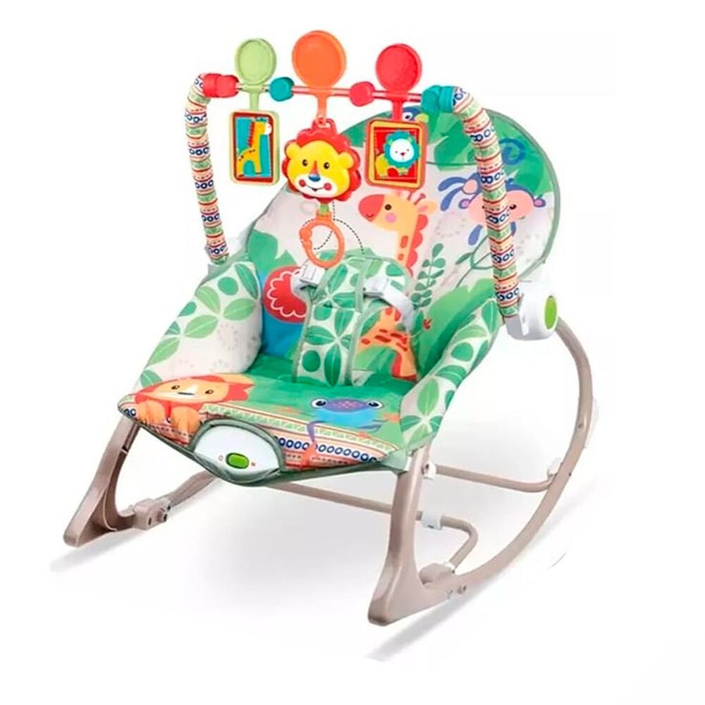 Silla Mecedora Vibradora Para Beb&eacute;s Verde image number 0.0