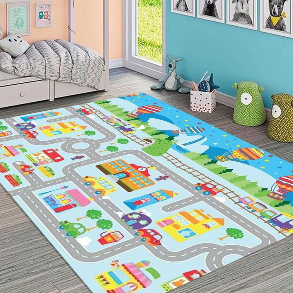 Alfombra Idetex Infantil City / 133x100 Cm image number 1.0