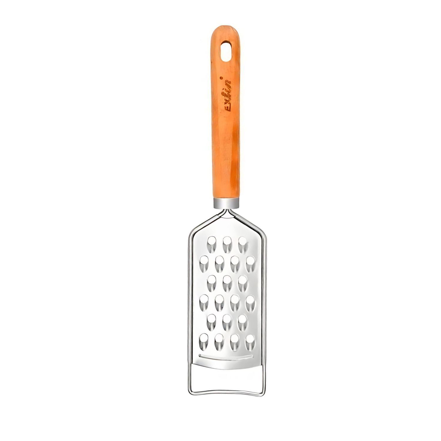 Rallador De Mano Para Queso 27cm Acero Mango Madera Cocina image number 2.0