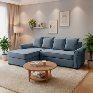 Sofá Seccional Living Factory Barcelo Izquierdo / 4 Cuerpos