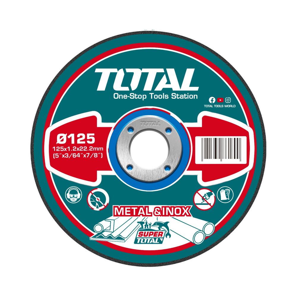 Juego Disco Corte Para Metal Abrasivo 10 Piezas 125mmx1.2m Total image number 1.0