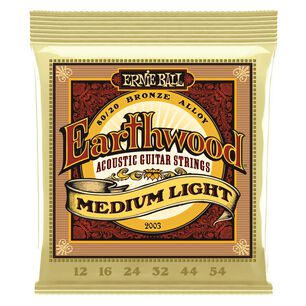 Set De Cuerdas Para Guitarra Ac&uacute;stica Earthwood Bronce 12&ndash;54