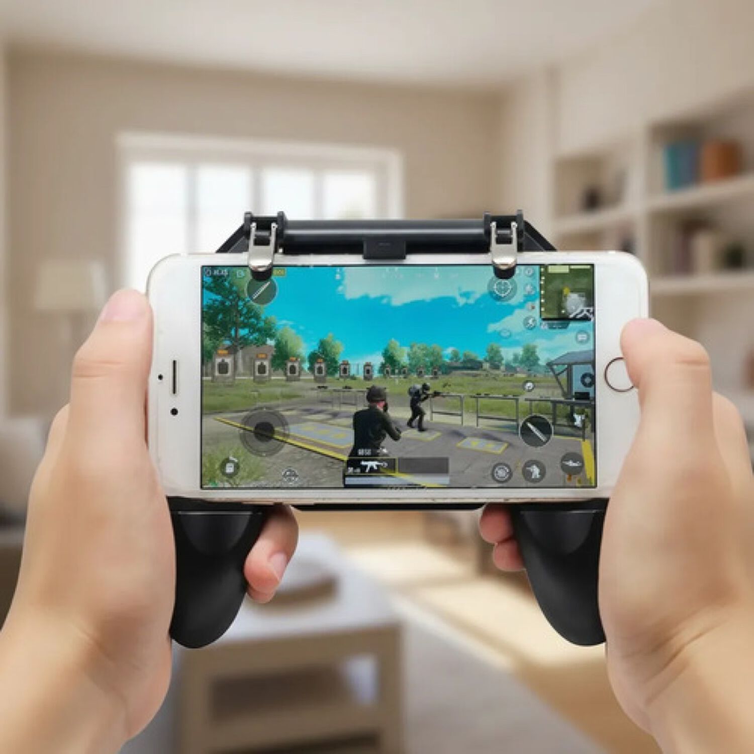 Gamepad Gatillos Joystick Para Android Y Iphone Negro image number 8.0