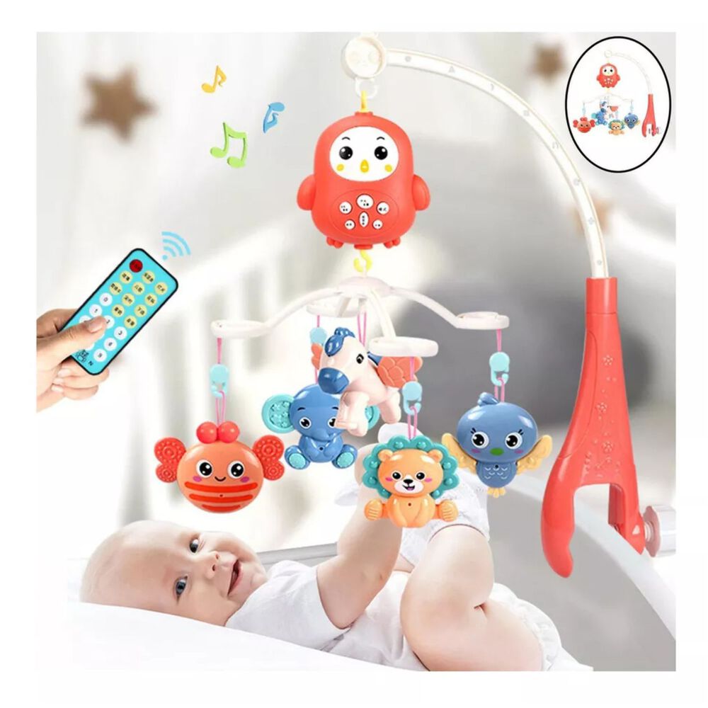 M&oacute;vil Giratorio Para Cuna De Beb&eacute; Con Luz Y M&uacute;sica 42x30 Cm image number 3.0