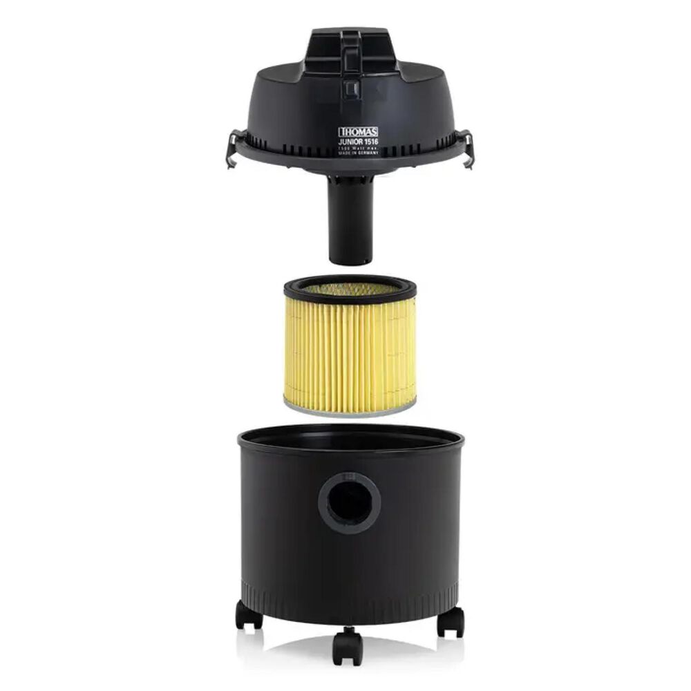 Aspiradora Tambor 16l 1500w Polvo Agua Negro Th-1516 Thomas image number 2.0