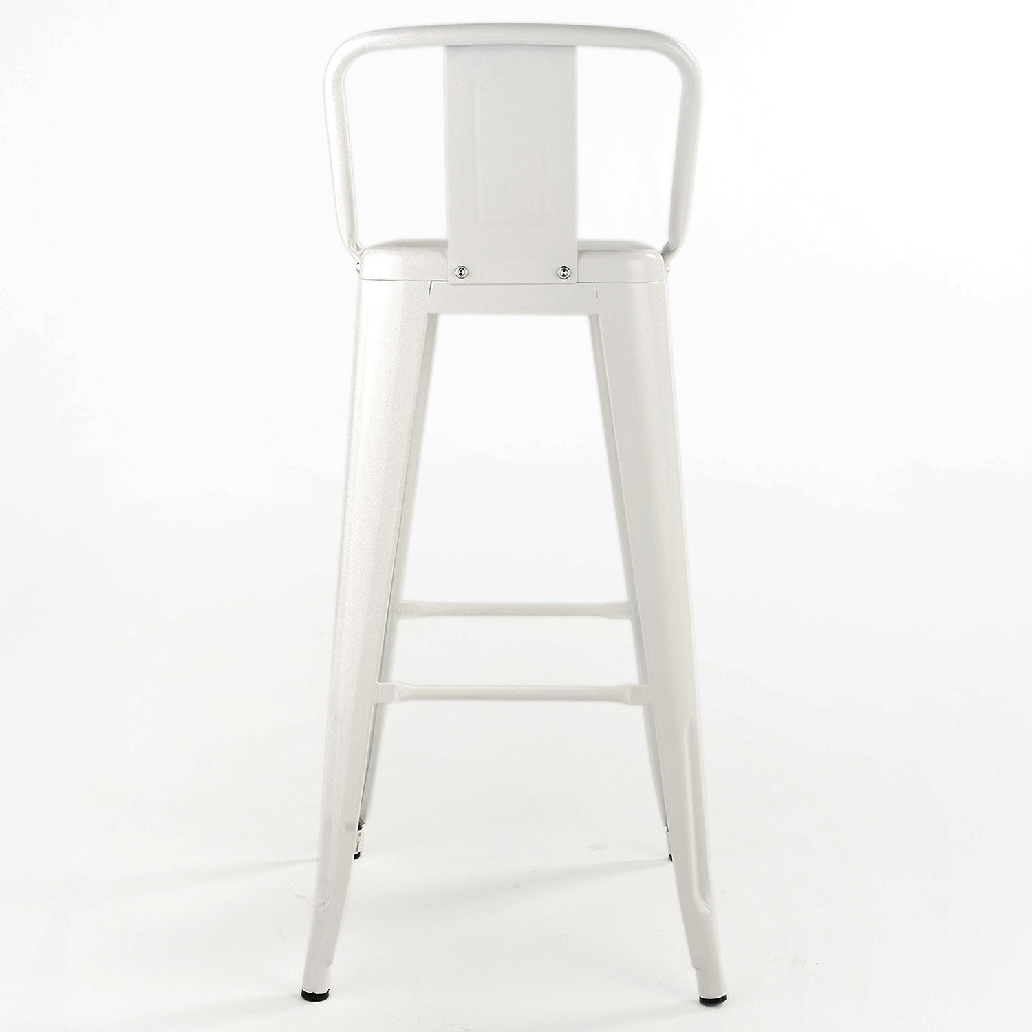 Piso Taburete Tolix Con Respaldo - Blanco image number 3.0