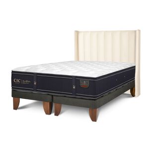Cama Europea Cic Grand Premium / King / Base Dividida + Respaldo
