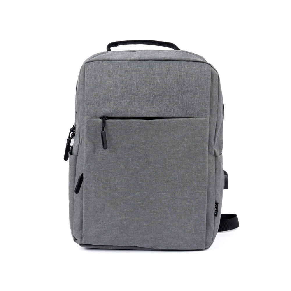 Mochila Para Notebook Con Puerto Usb 15" Gris Levo image number 0.0