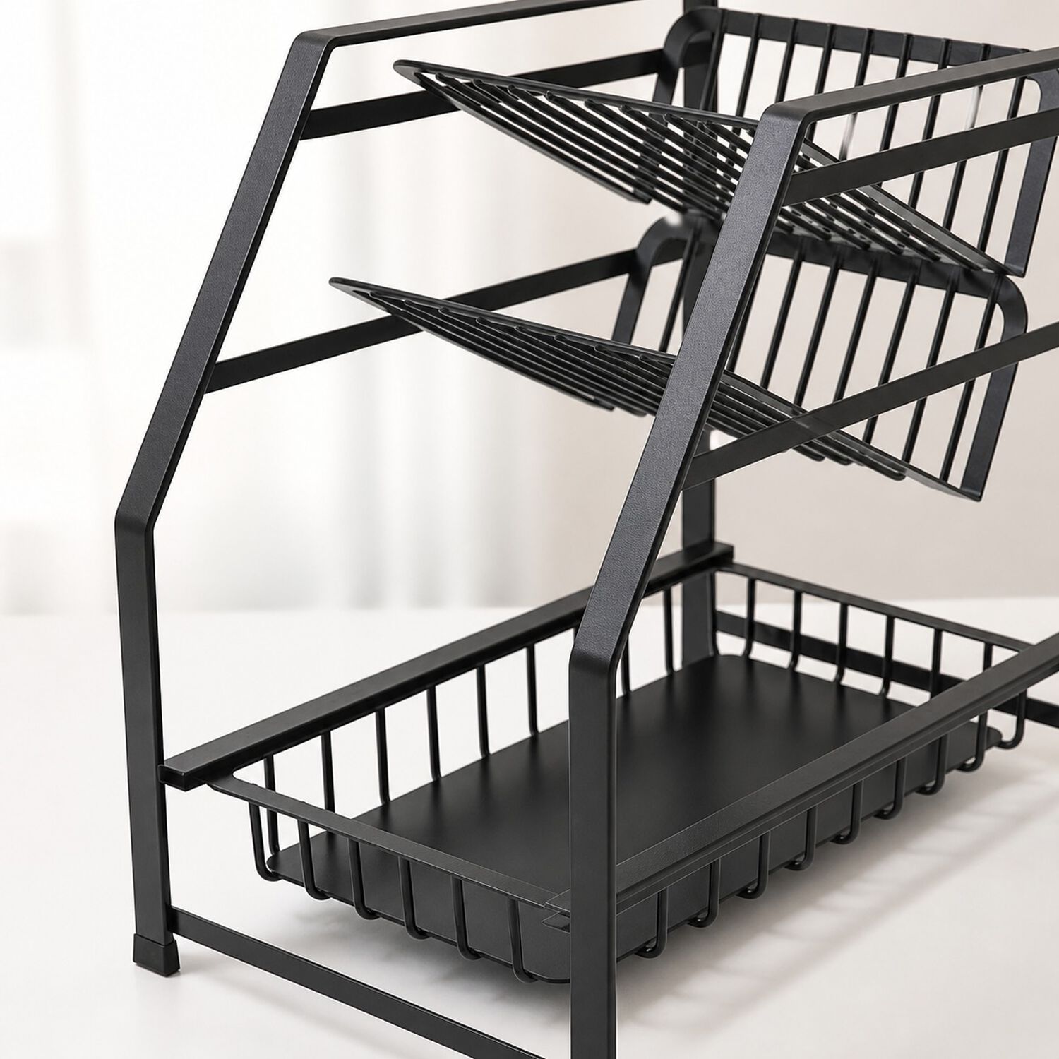 Organizador Rack Multiusos Especiero De Cocina Y Botellas Con 3 Niveles image number 5.0