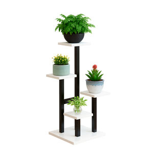 Estante Para Plantas De Madera Soporte Decorativo Multiuso