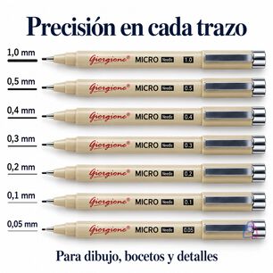 Set 12 Estil&oacute;grafos Zg012 Dibujo Manga Lettering - Ps