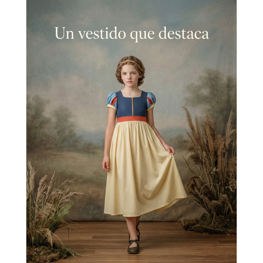 Disfraz Princesas Blanca Nieves Ni&ntilde;a Disney image number 14.0