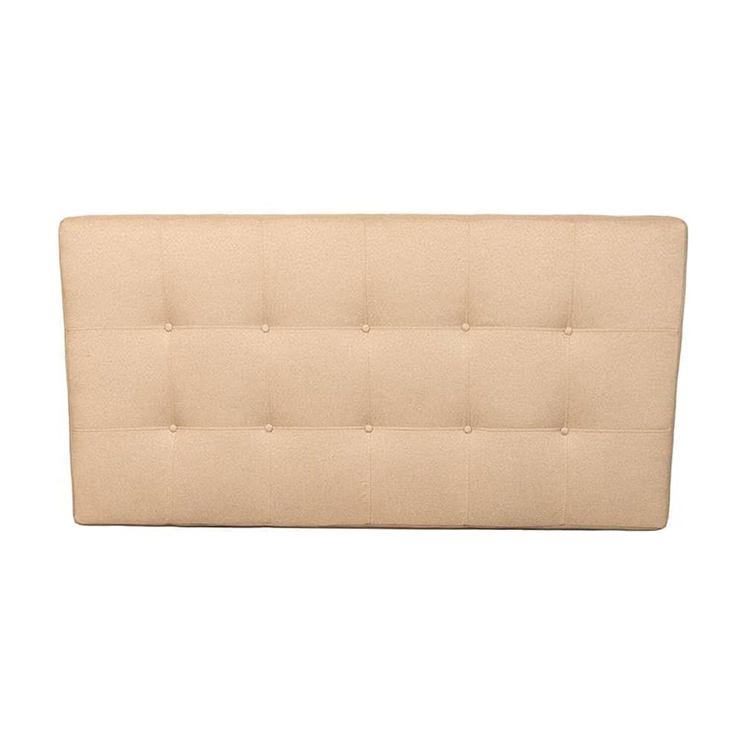Respaldo Dos Plazas Lino Beige image number 0.0