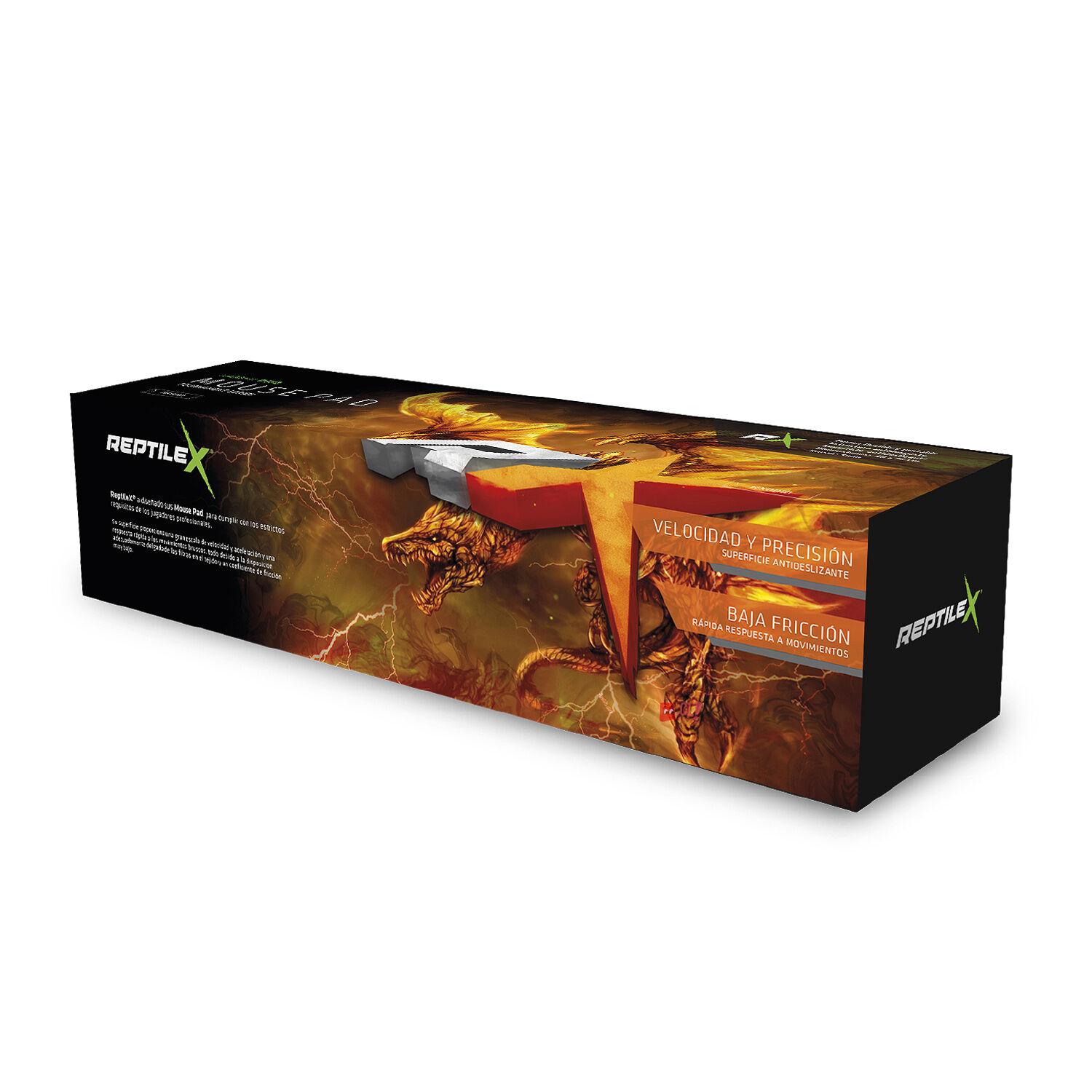 Mouse Pad Gamer Pro Dise&ntilde;o Dragon 70x30cm - Ps image number 2.0