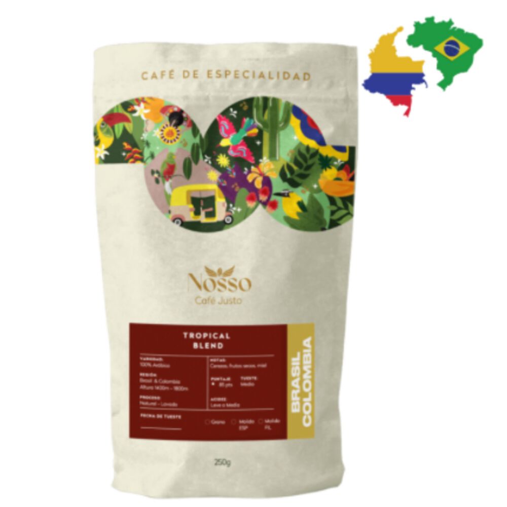 Cafe Molido Nosso Cafe Justo Tropical Blend 250g image number 11.0