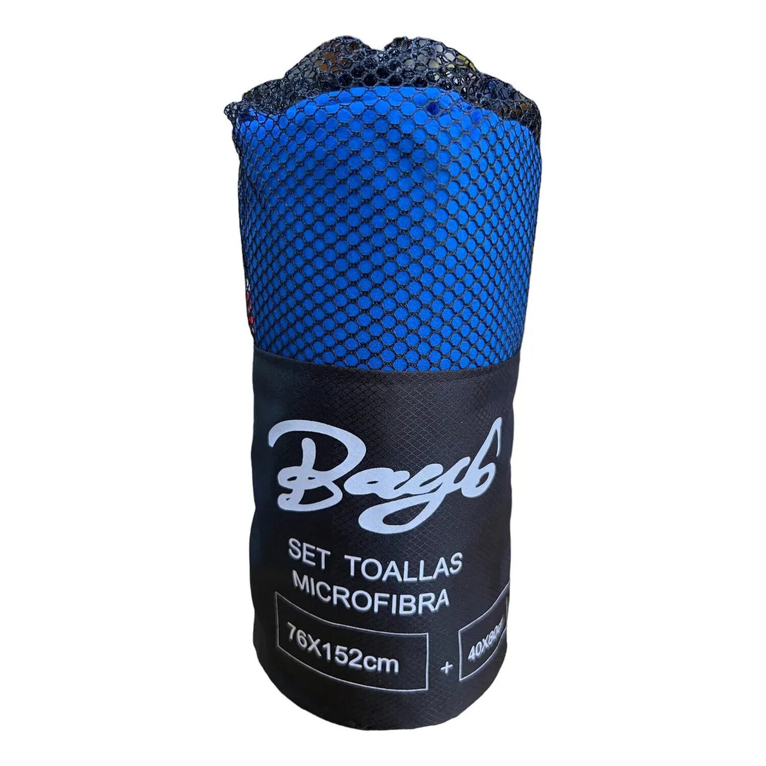 Pack 6 Toallas Microfibra Secado R&aacute;pido Viaje Gym Azul image number 3.0