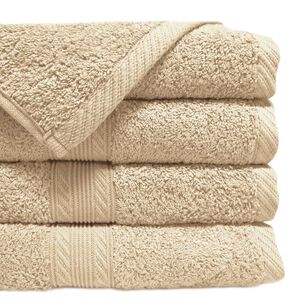 Toalla De Mano 45x90 Centimetros / Beige Lourdes