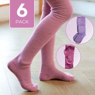 Pack 6 Pantys Algod&oacute;n Primera Capa Surtido Ballerina Ni&ntilde;a