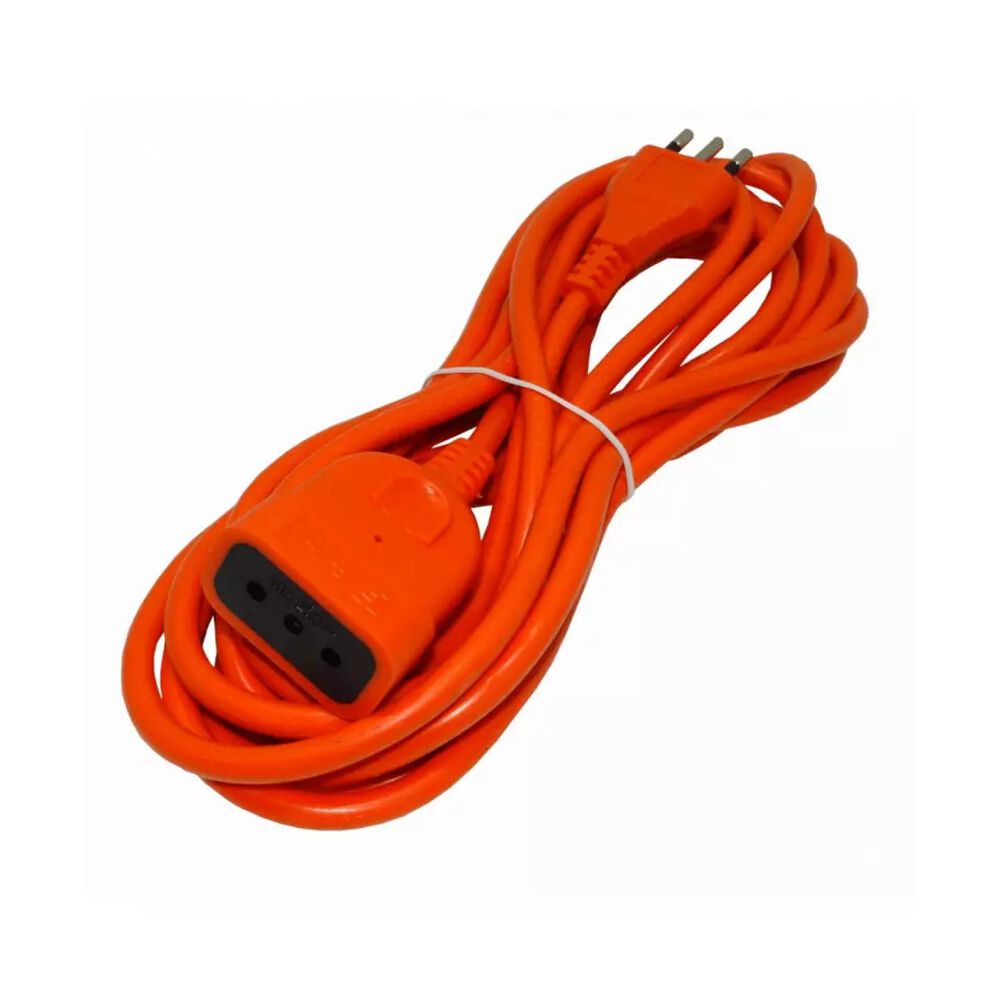 Alargador Extension De Corriente 5mts 10a Naranja Macrotel image number 1.0