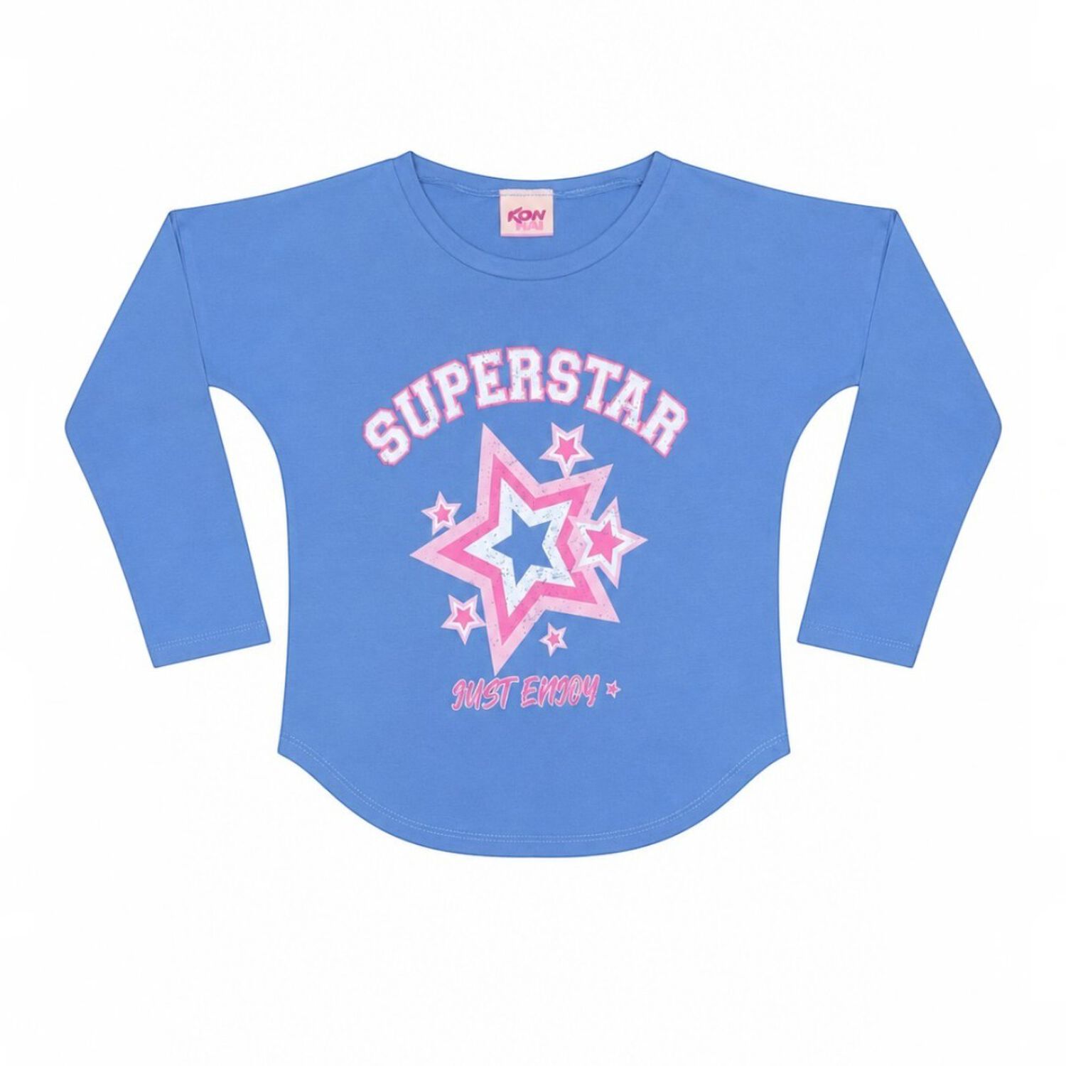 Pijama Ni&ntilde;a Estampado Super Star Celeste image number 4.0