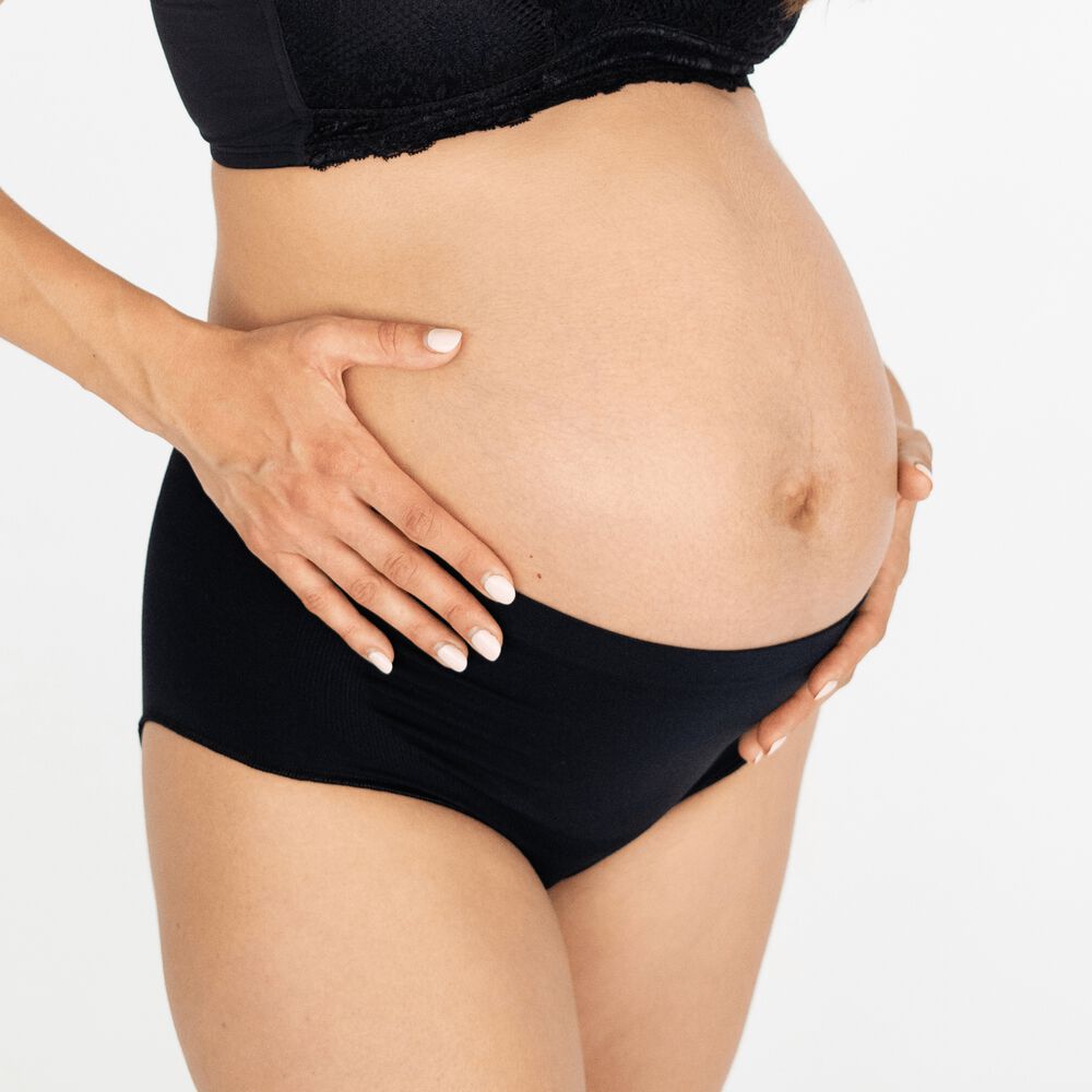 Calzón Embarazada Sin Costura Negro 2rios image number 1.0