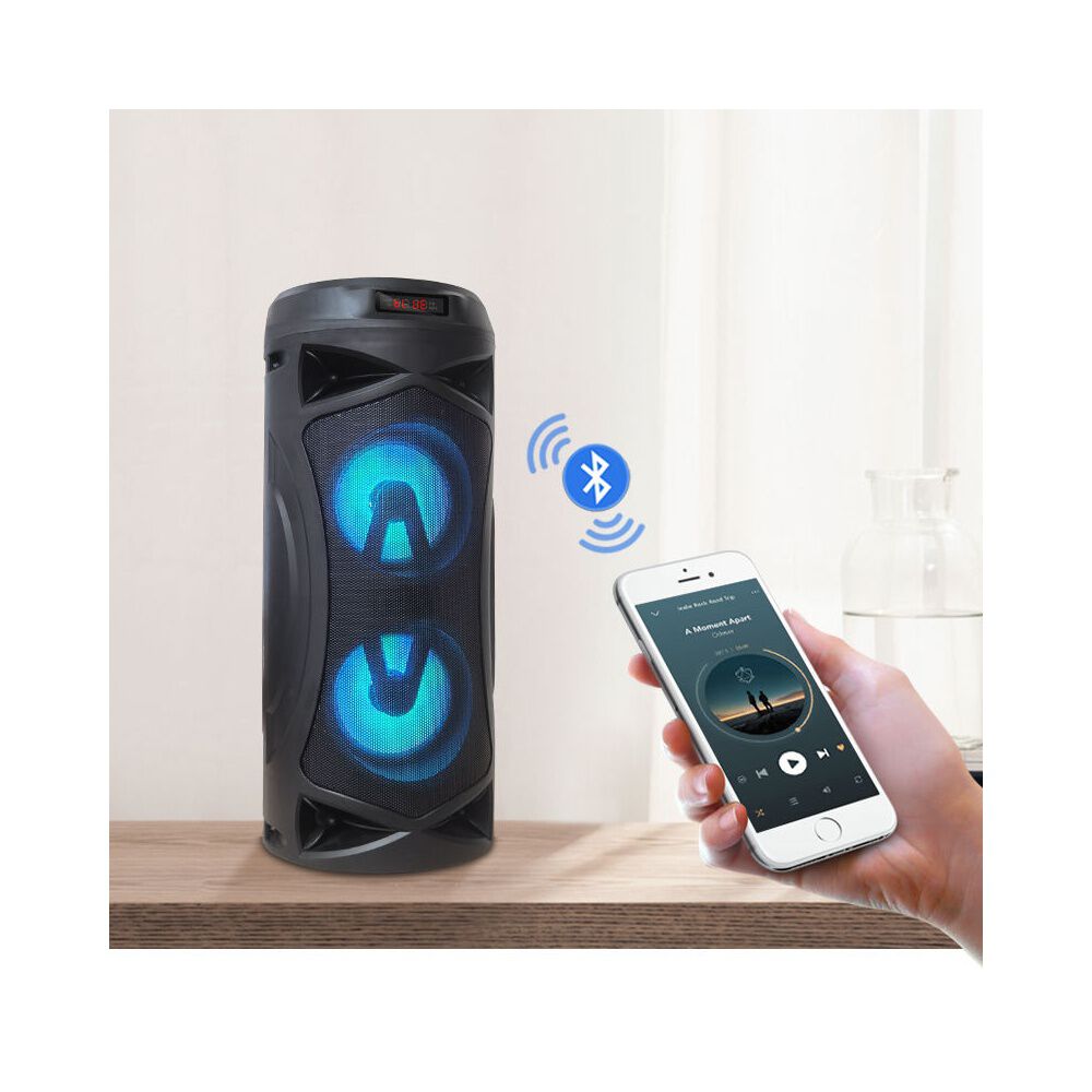 Parlante Port&aacute;til Recargable Con Bluetooth Fujitel 3220 Led image number 1.0