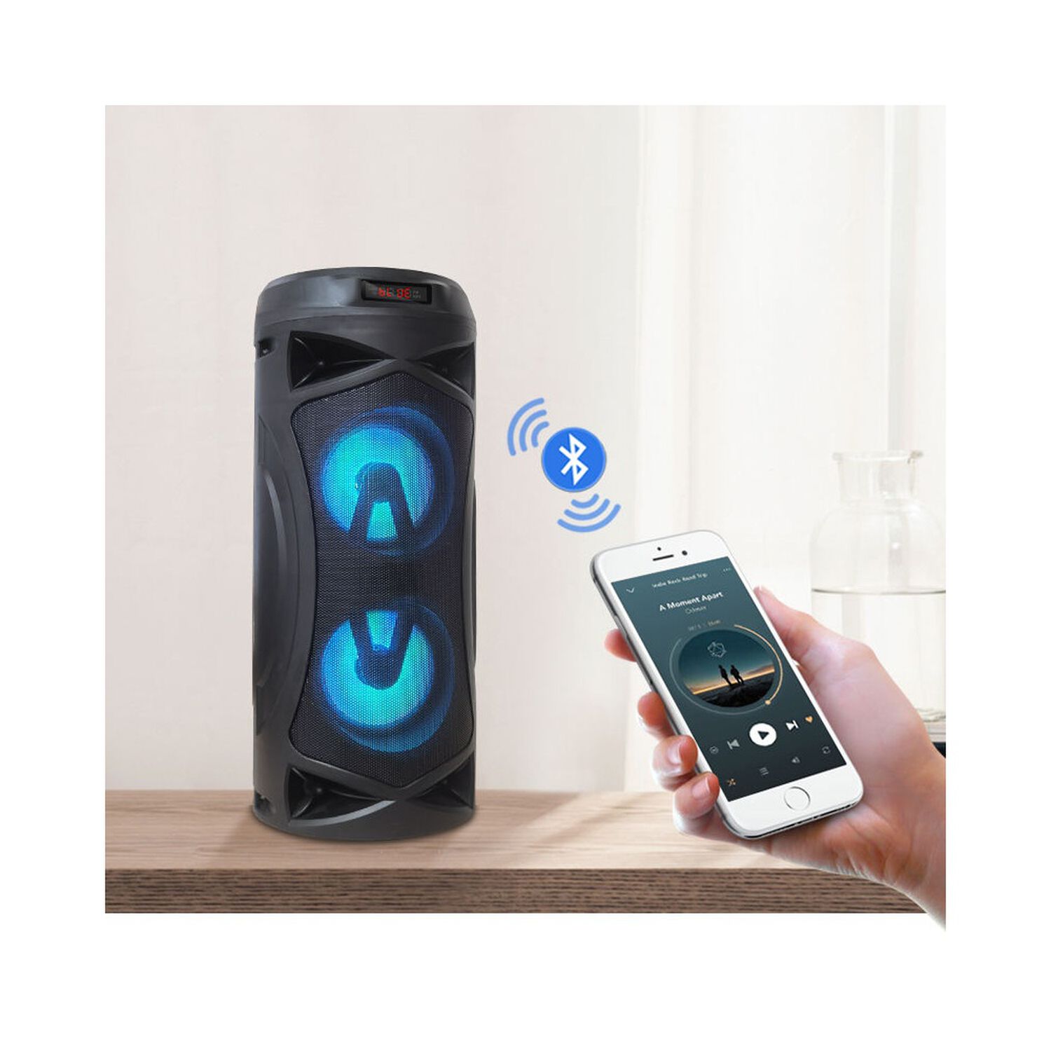 Parlante Port&aacute;til Recargable Con Bluetooth Fujitel 3220 Led image number 6.0