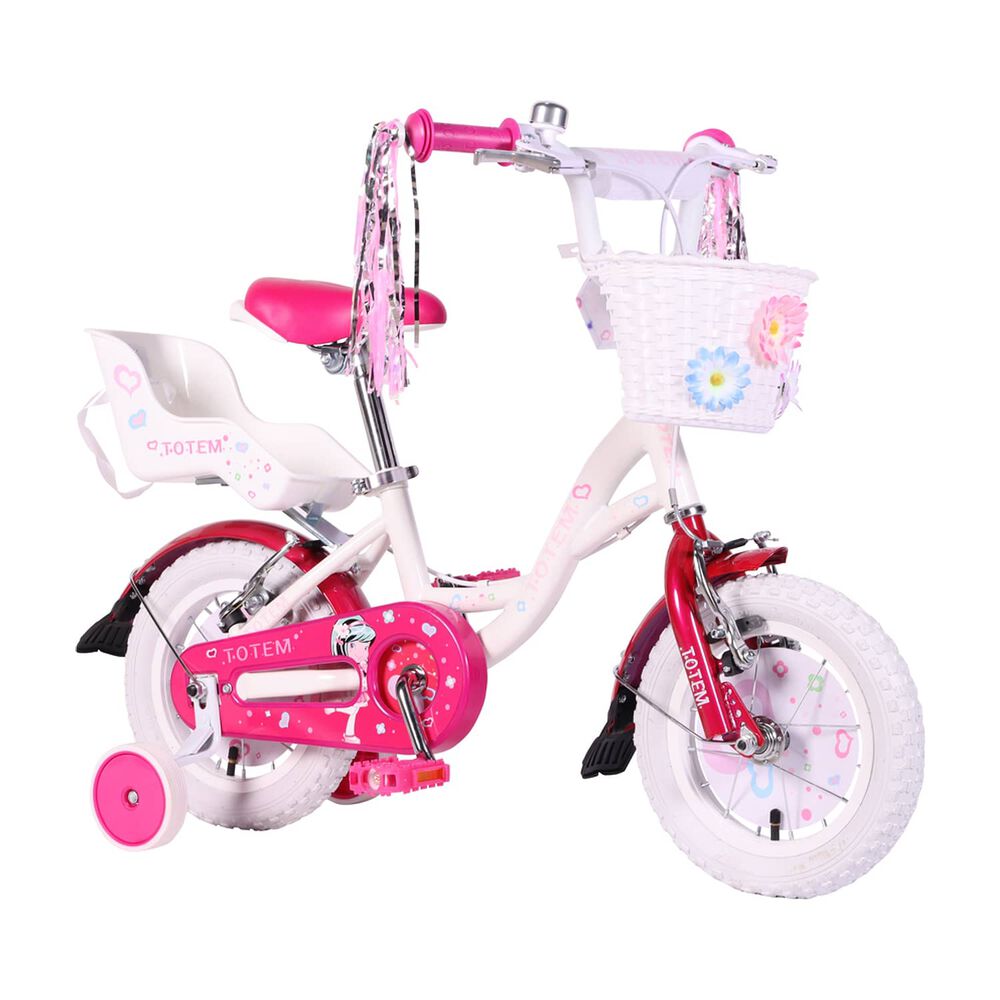 Bicicleta Totem Infantil Aro 12 Pretty Girl Color Blanco image number 1.0
