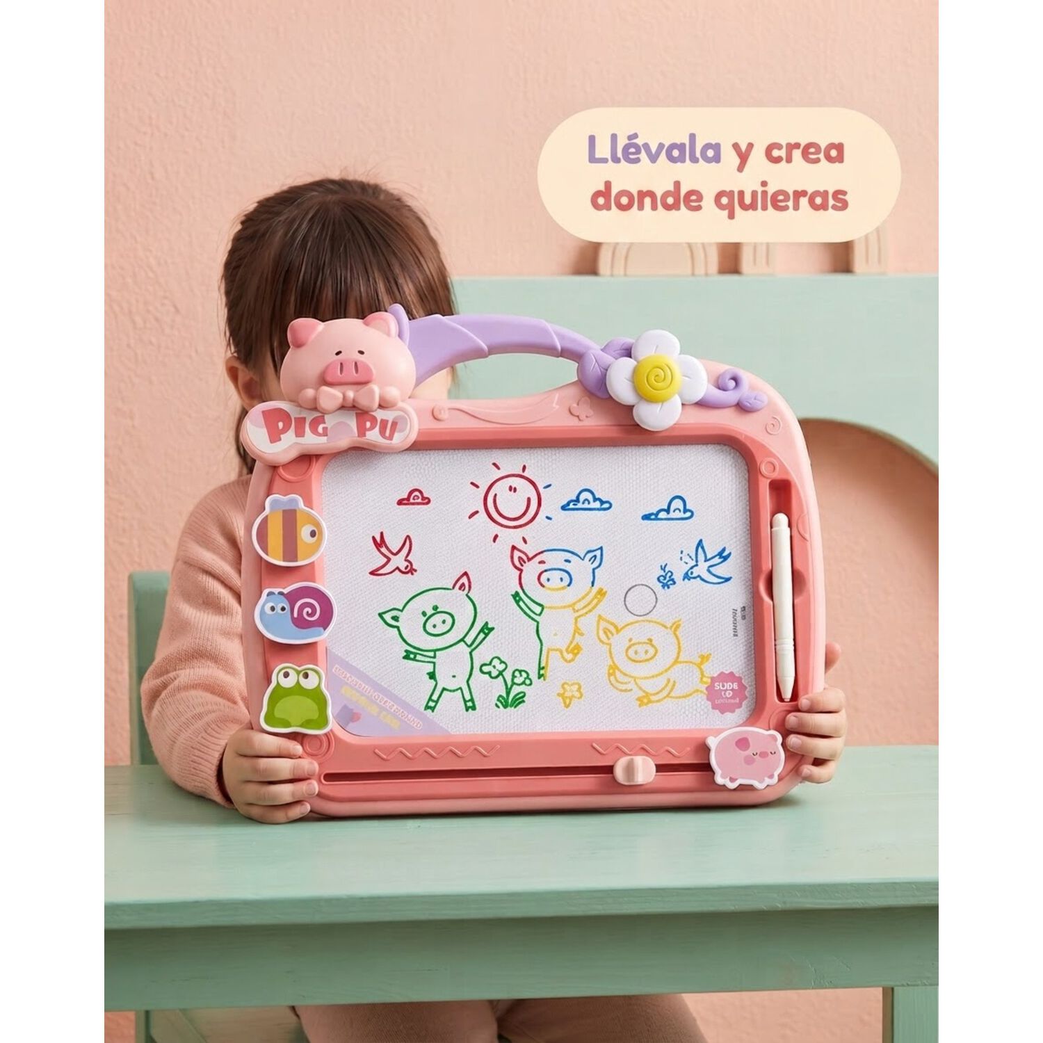 Pizarra Magica Magn&eacute;tica Borrable Para Ni&ntilde;os Ni&ntilde;as Divertida image number 35.0