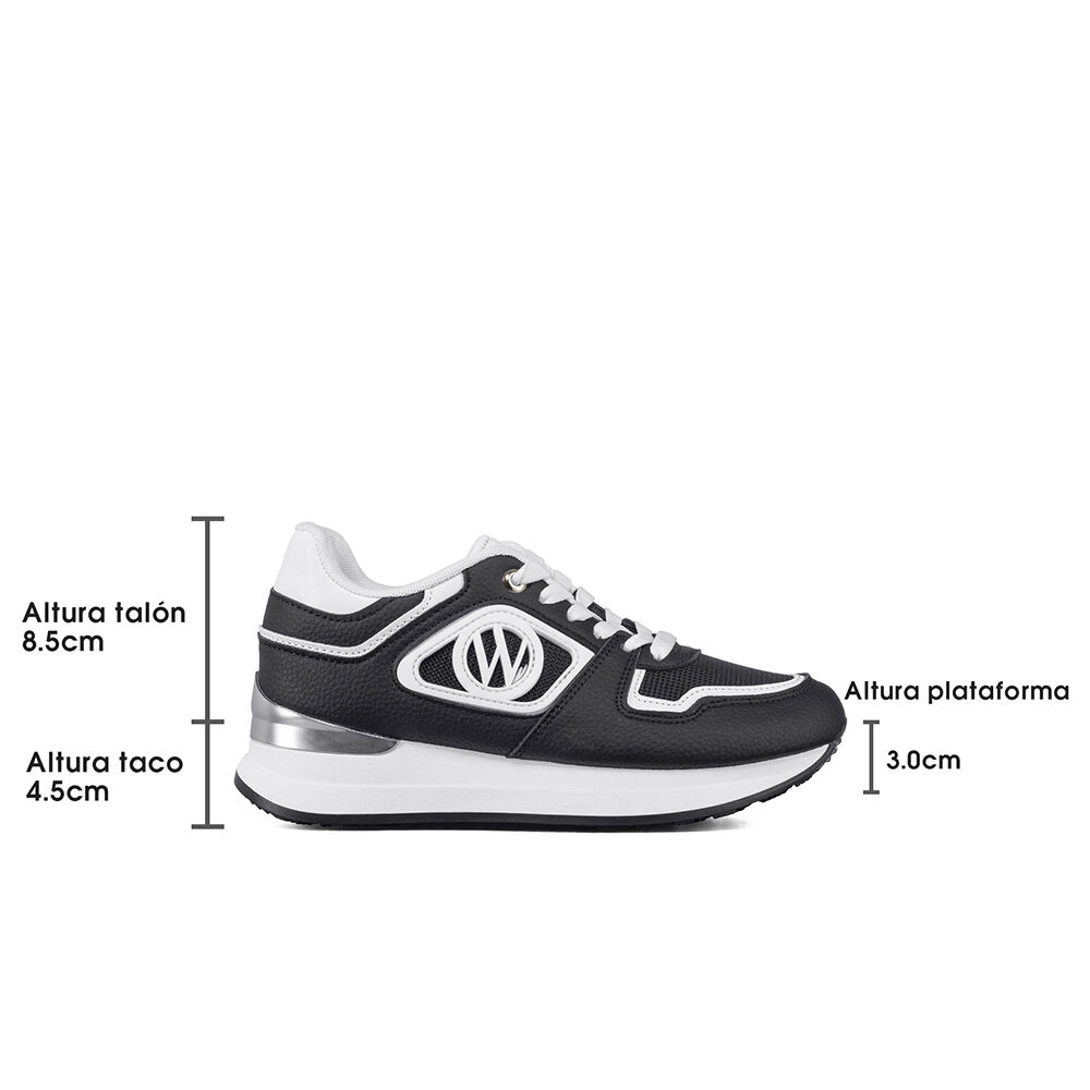 Zapatilla Casual Mujer Deportiva Urbana Vintage Weide Jll50 image number 6.0