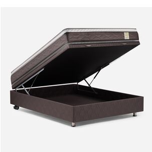Cama Baúl Rosen New Style 4 Plus / 2 Plazas / Base Normal + Set De Maderas