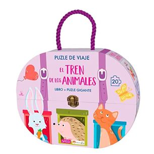 Libro Y Puzzle El Tren De Los Animales