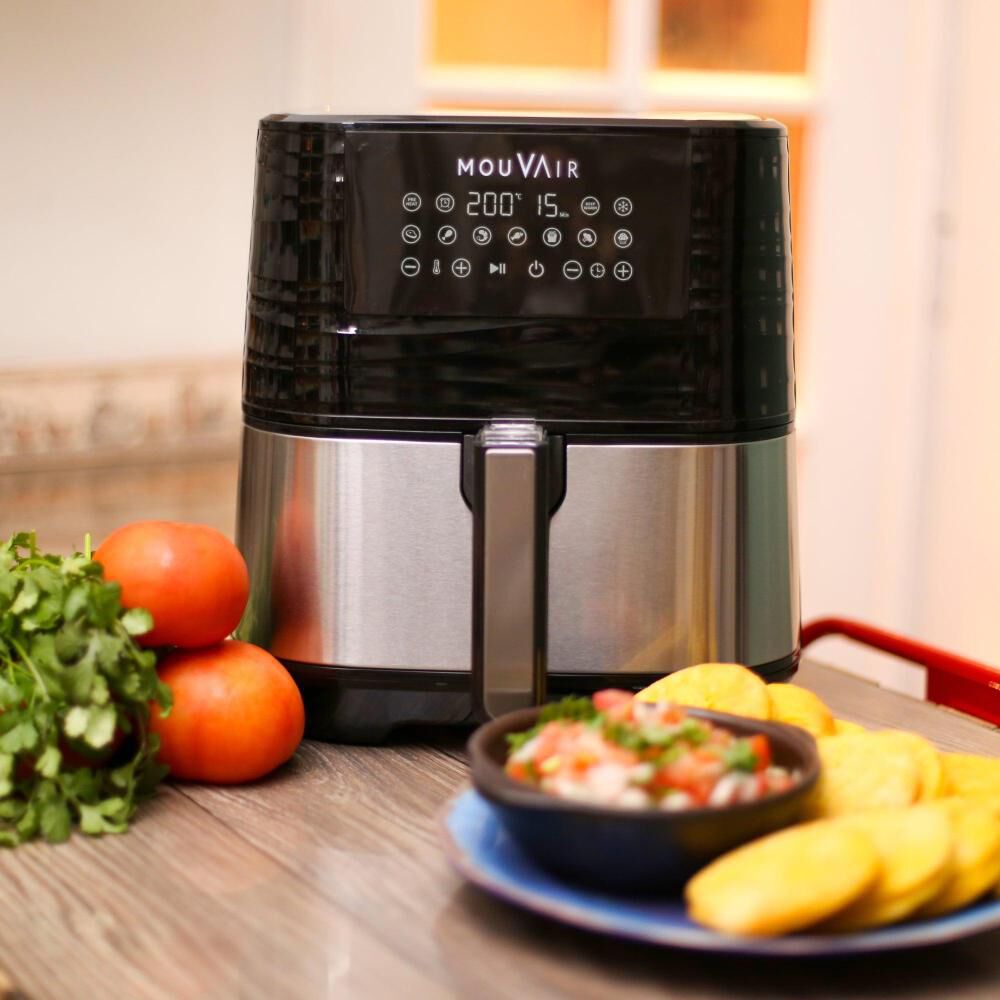Freidora De Aire Mouvair Gourmet 5.5 L + Molde De Silicona image number 8.0