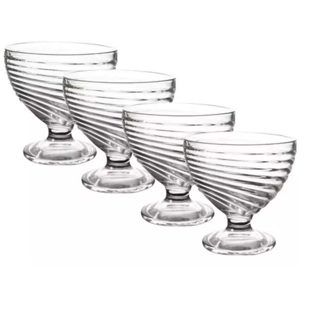 Set 6 Copas Helado De 300ml Lineas Postres Cocina Allegra image number 0.0