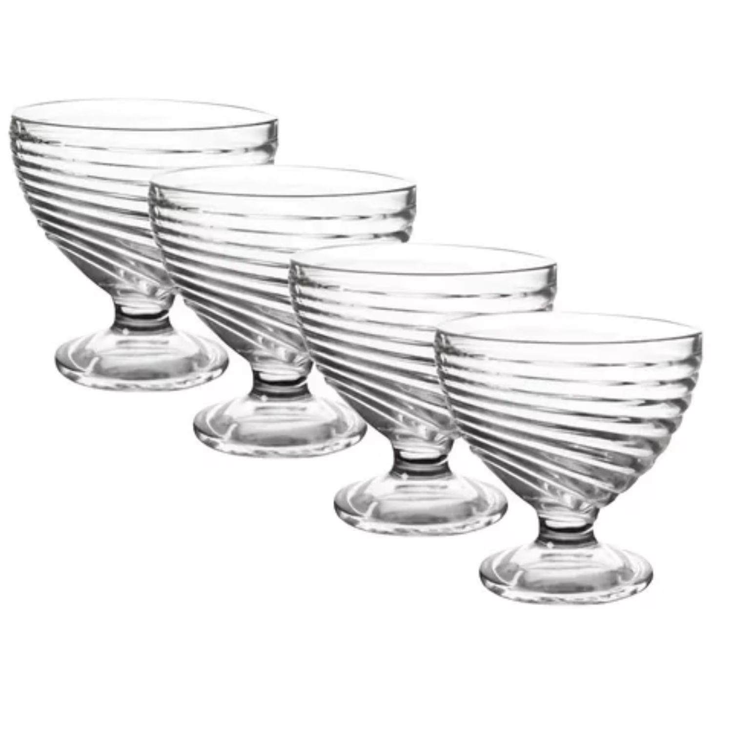 Set 6 Copas Helado De 300ml Lineas Postres Cocina Allegra image number 0.0