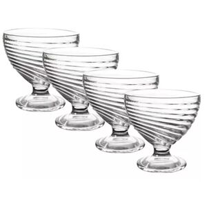 Set 6 Copas Helado De 300ml Lineas Postres Cocina Allegra